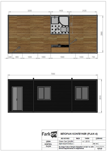 BETOPAN KONTEYNER (PLAN 4)